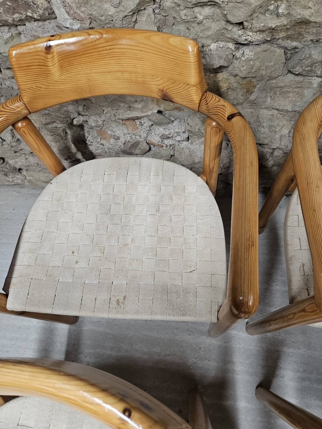 Lot of 6 Rainer Daumiller armchairs