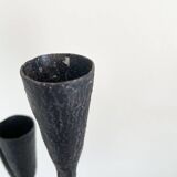 Wrought iron candlesticks