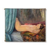 Lying naked - Circa - 1920 sign HARTWIG