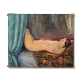 Lying naked - Circa - 1920 sign HARTWIG