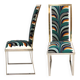 Mid-Century Michel Mangematin Brass and Steel French 1970s Eight Dining Chairs