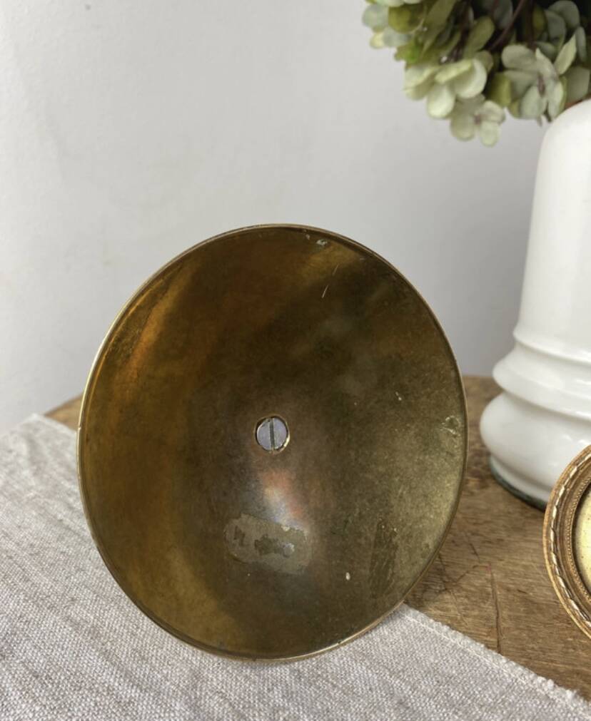 Brass candlestick, in the shape of a cactus
