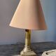 Paire de lampes en métal argenté Louis XVI Cailar Bayard XIXek