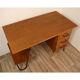 Vintage Spirol wooden and metal desk 1950