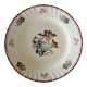 Old Large Round Earthenware Plate from Longwy - Marseille