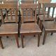Ensemble lot de 20 chaises en bois de bistrot
