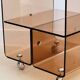 Cubic coffee table on casters in altuglas by Michel Dumas, France 1970