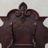 Louis XV oak coat rack