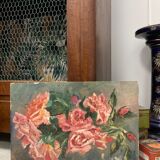 Vintage rose painting