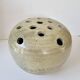 Ceramic flower vase signed GB (diameter 20cm)