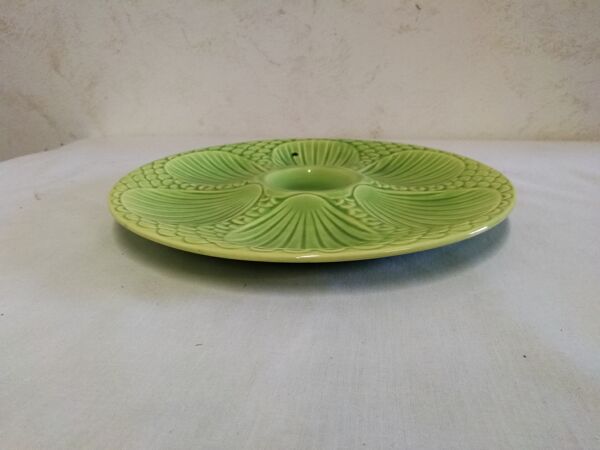 Ancienne assiette à huîtres digoin sarreguemine