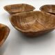 Set of 5 banana leaf dishes