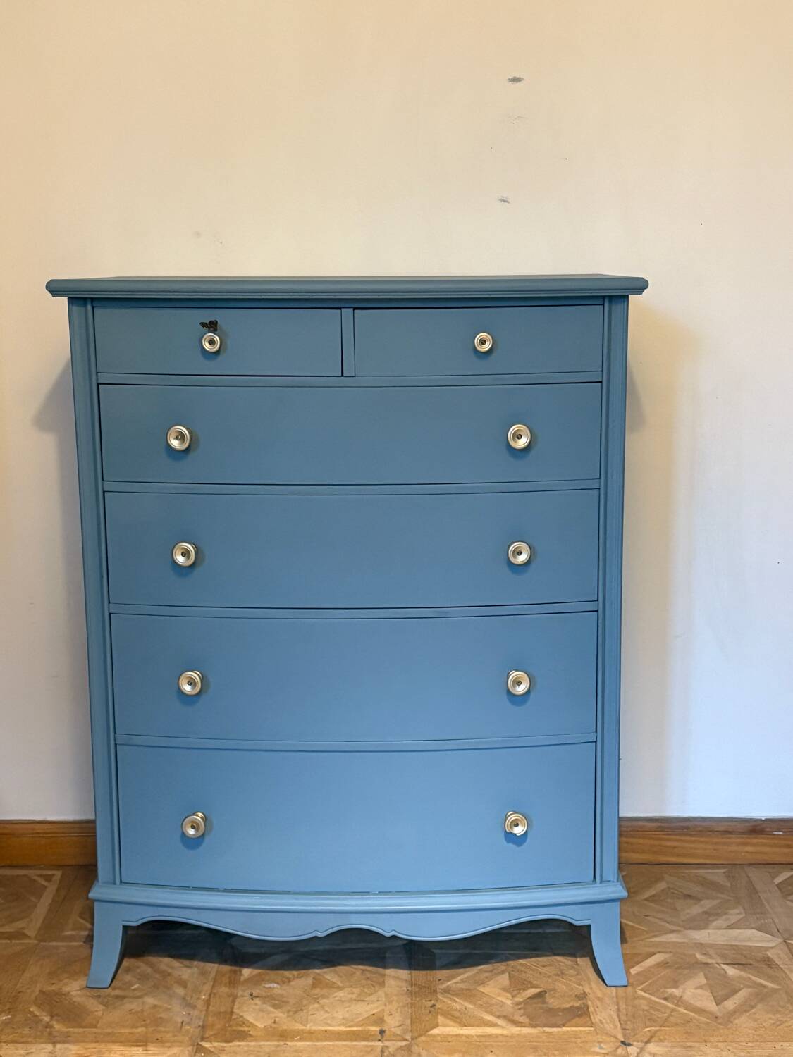Commode semainier bleue zingueur