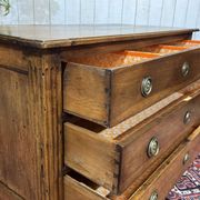 Louis XVI commode from the 18th century in walnut.