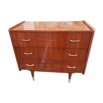 Commode vintage pied droit
