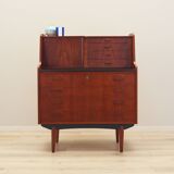 Teak secretary, Danish design, 1970s, production: Denmark