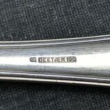 Lot of 12 cutlery in silver metal Deetjen 100