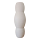 Vase blanc long