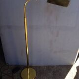 Liseuse / lampadaire articulé ep 1970 laiton doré