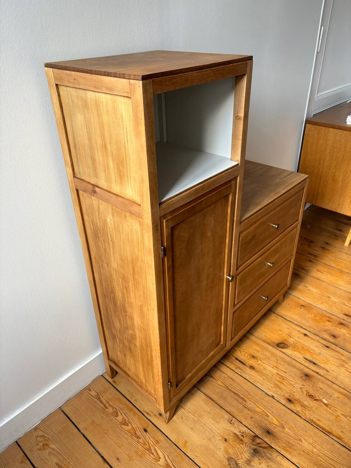 Vintage asymmetrical wardrobe