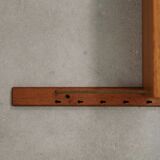 Vintage danish wall system brass supports