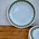 Set of 11 vintage Corelle green flat plates