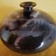 Glazed ceramic soliflore vase, signed (signature to be deciphered)