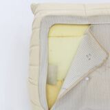 Ensemble canapé Togo Ligne Roset en cuir jaune par Michel Ducaroy pour Ligne Roset