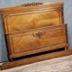 Art Deco period centre bed in marquetry circa 1930-1940