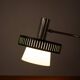 Mid-Century Modern Italian Table Lamp in Steel and Opal Acrylic, 1960s