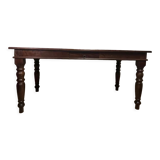 Vintage wooden farmhouse table