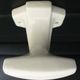 Set of 4 coat hooks, antique porcelain coat rack, art deco circa 1920