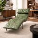 SKYE chaise longue – Tord Björklund for IKEA – 1970s – Green leather