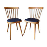Pair of  bistro baumann chairs