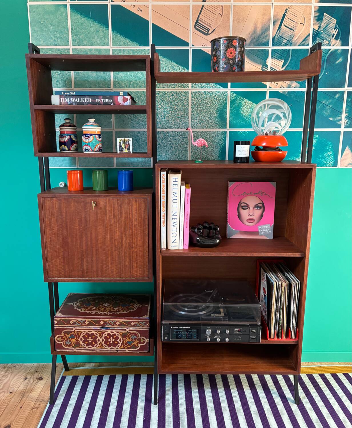 Vintage Scandinavian Library