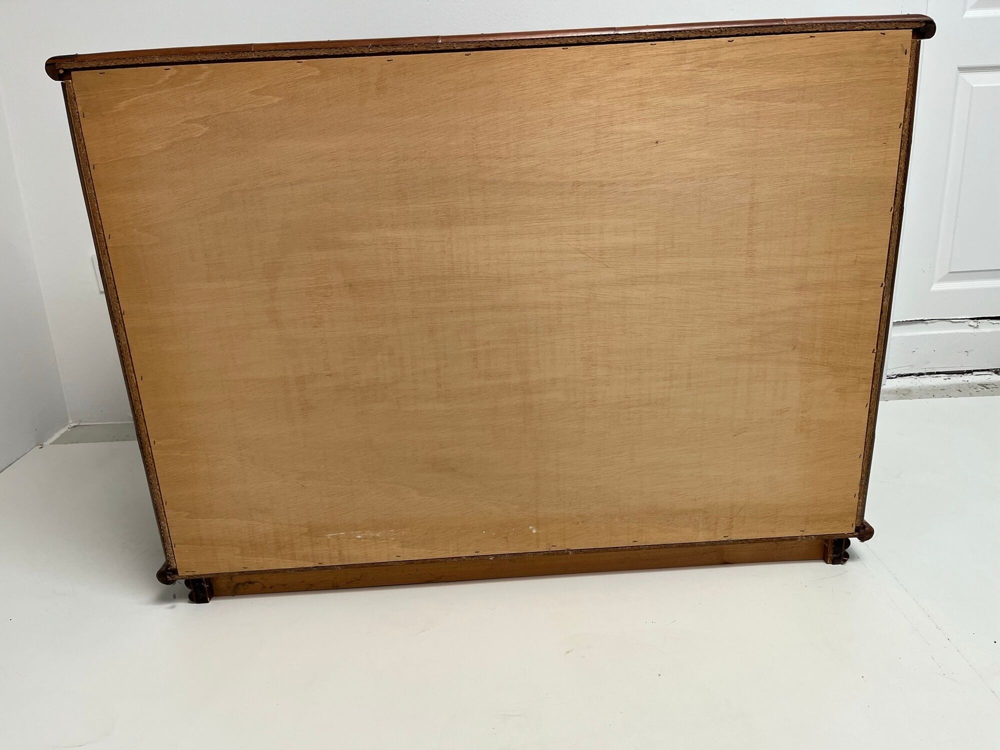 Vintage chest of drawers in bamboo and wicker 1970