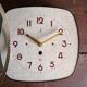 Horloge formica vintage murale silencieuse "Jaz crème"