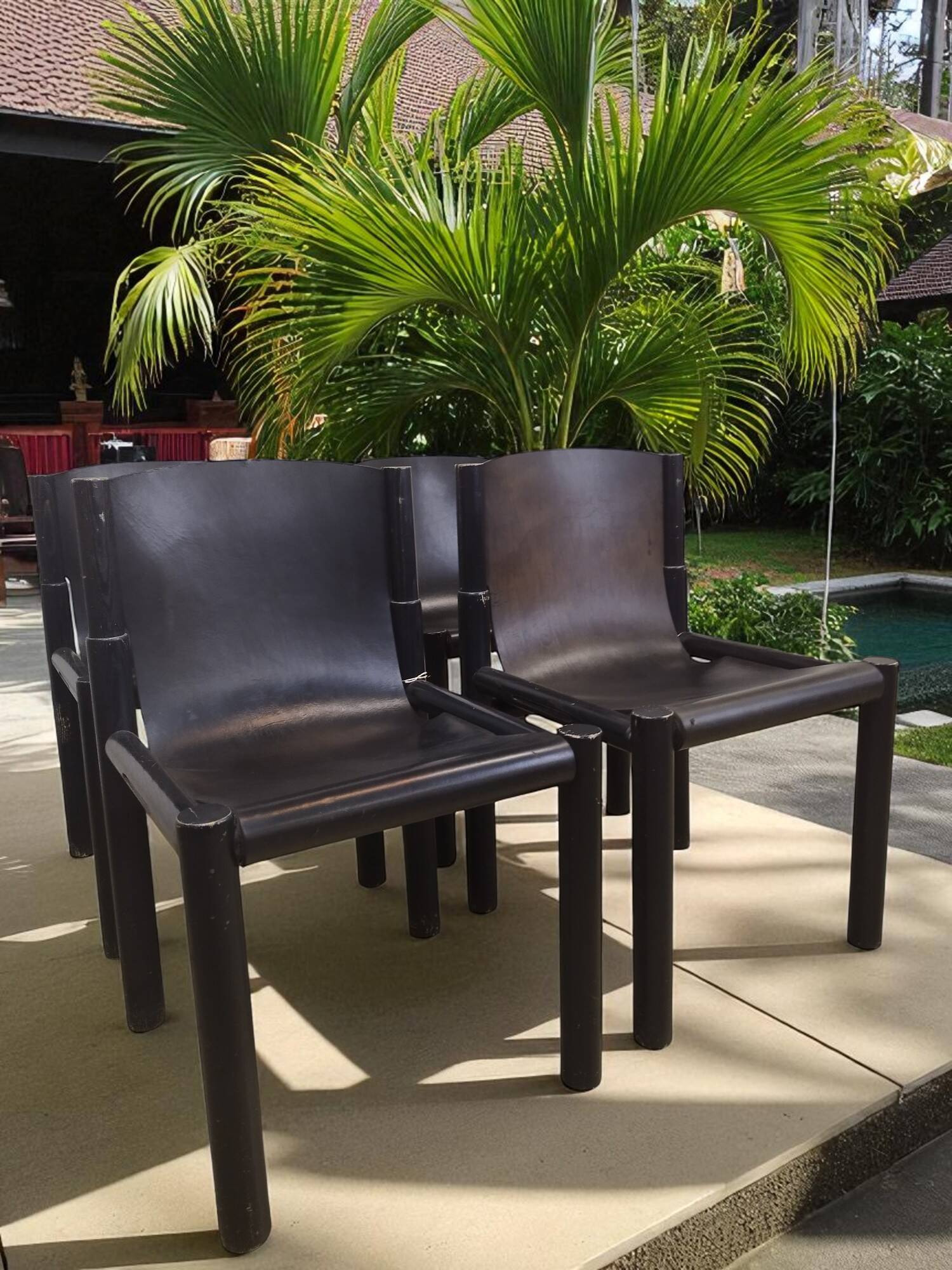 Set of 4 Vintage Design Chairs