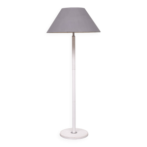 Lampadaire en cuir blanc - 1970