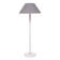 White Leather Floor lamp by Star Leuchten Germany 1970s