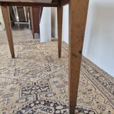 Shop/trade table in old fir 1950s -1m