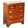 Commode militaire vintage avec plateau coulissant et dessus extensible