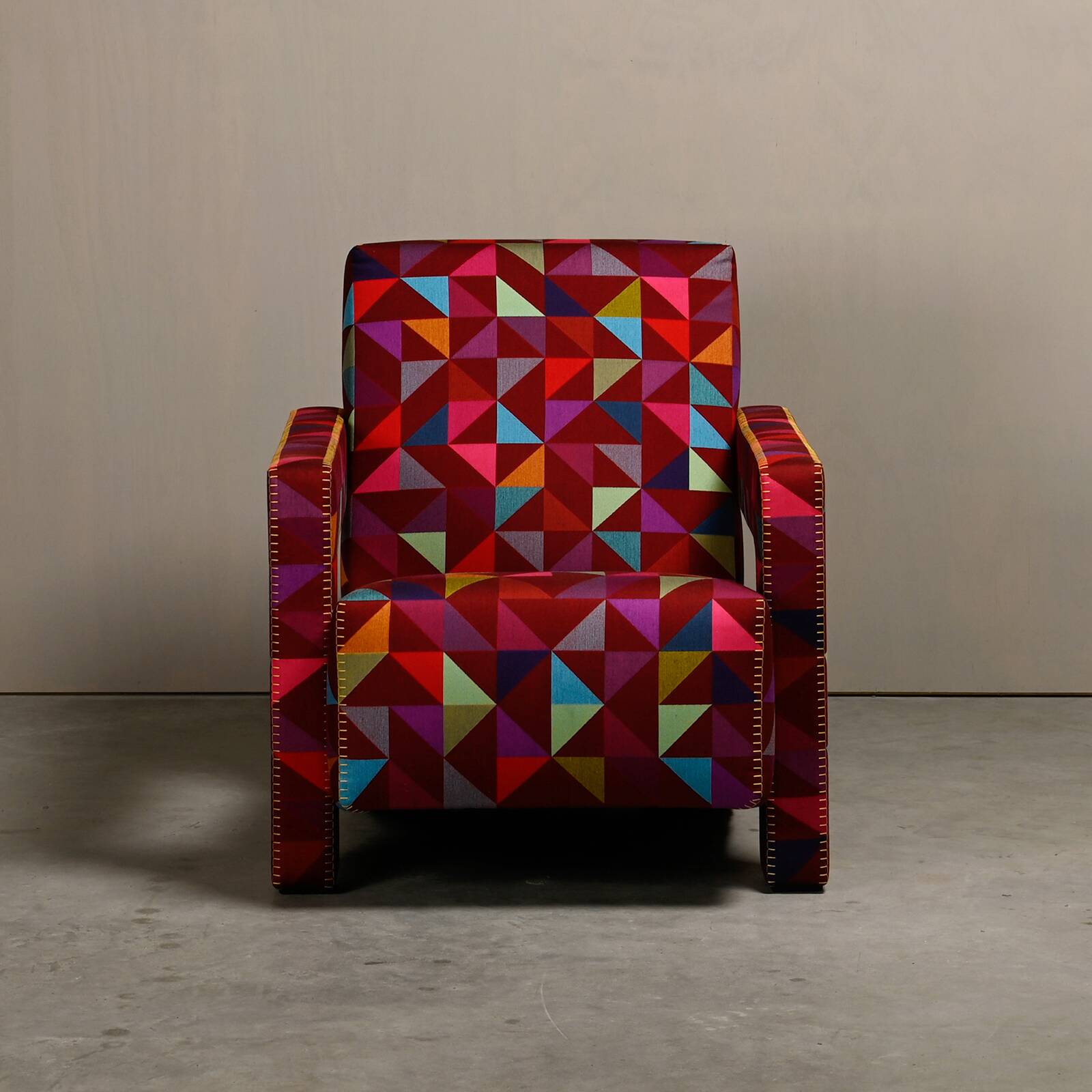 Gerrit T Rietveld Utrecht Armchair Limited Edition Boxblocks Bertjan Pot Cassina