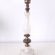 Brass and alabaster laying lamp