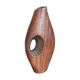 Scandinavian design teak vase 70s