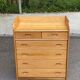 Commode scandinave à 6 tiroirs avec table à langer des années 70