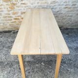 Beech farmhouse table