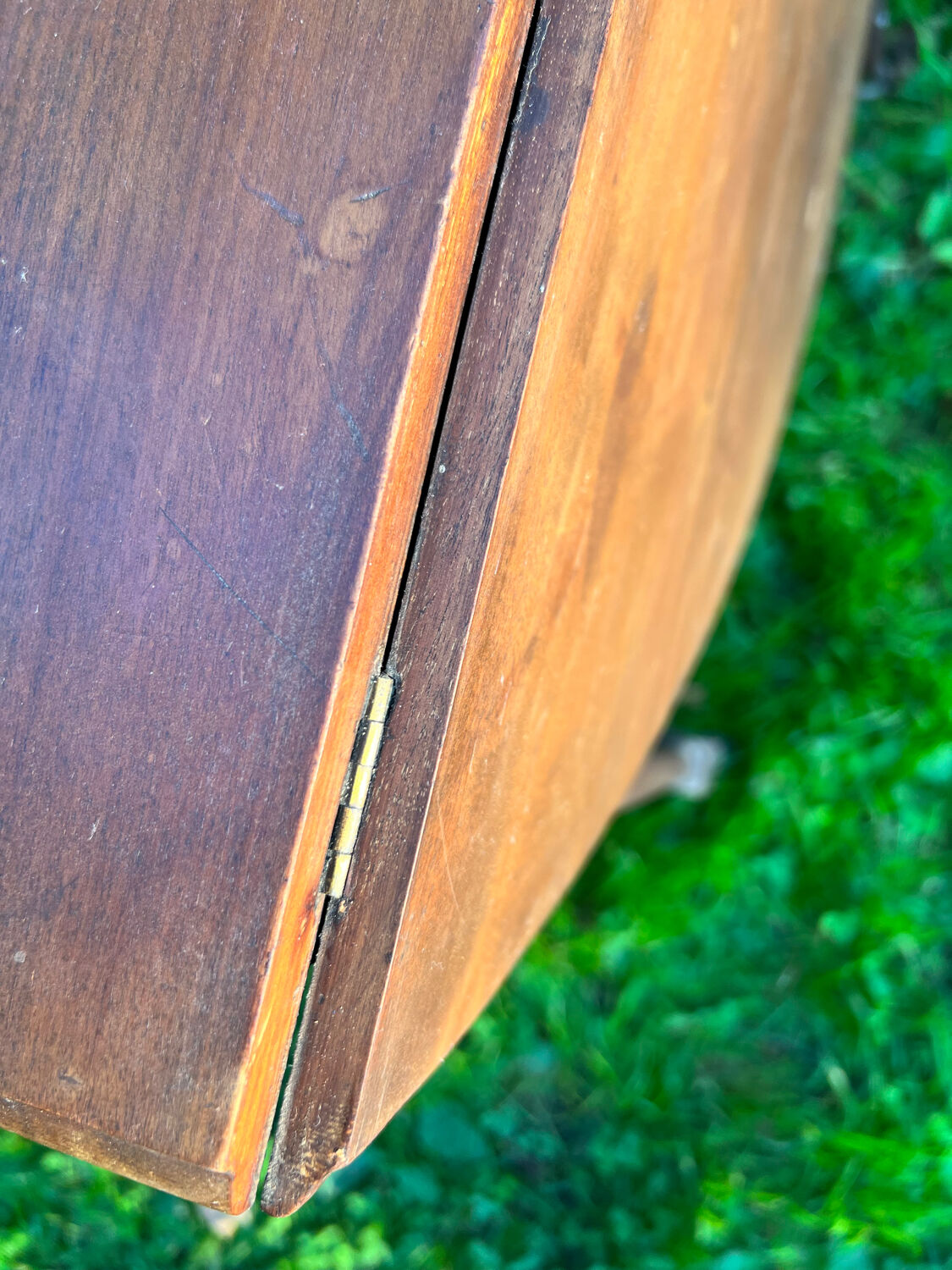 Table d’appoint pliable Gateleg en acajou