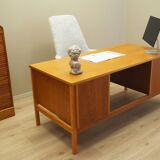 Ash desk, Norwegian design, 1970s, production: Norway