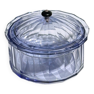 Italian Art Deco 1930s Crystal Glass Bonbonniere
